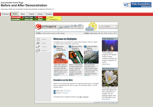 WAI Demo Before