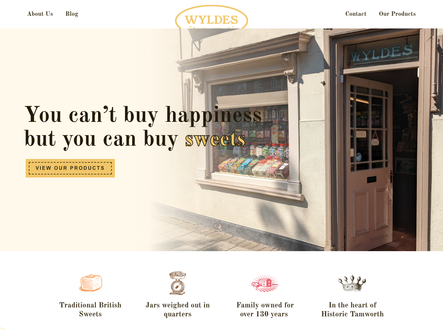 Wyldes sweet shop