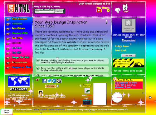 Bad HTML